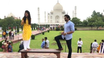 Prasthaanam pair Ali Fazal and Amyra Dastur shoot a romantic song at Taj Mahal