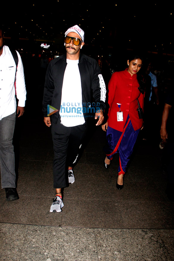 Ranveer Singh, Arjun Kapoor, Bhumi Pednekar, Huma Qureshi and others snapped at the airport Ranveer Singh, Arjun Kapoor, Bhumi Pednekar, Huma Qureshi and others snapped at the airport
