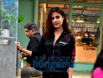 Rhea Chakraborty spotted at the Kitchen Garden