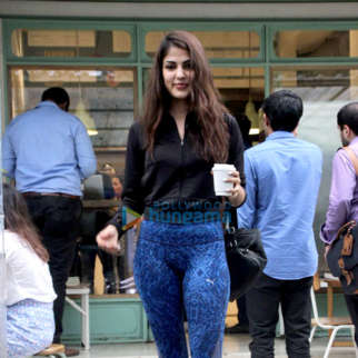 Rhea Chakraborty spotted at the Kitchen Garden