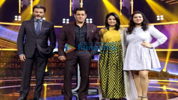 Salman Khan and Anil Kapoor snapped on the sets of 10 Ka Dum
