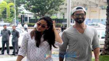 Shahid Kapoor and Mira Rajput spotted at Yauatcha in BKC