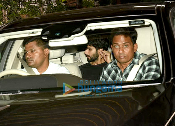 Shahid Kapoor snapped at Sunny Super Sound