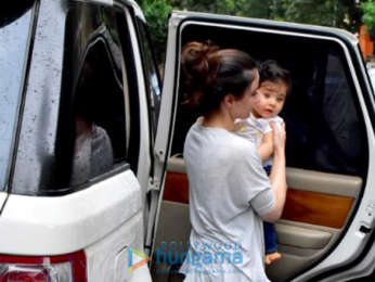 Soha Ali Khan snapped with daughter Inaaya Naumi Kemmu in Bandra