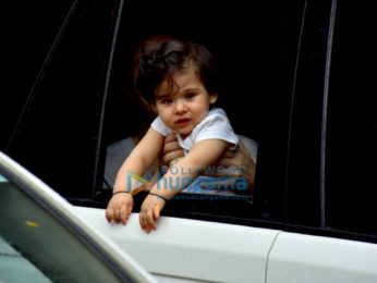 Soha Ali Khan snapped with daughter Inaaya Naumi Kemmu in Bandra