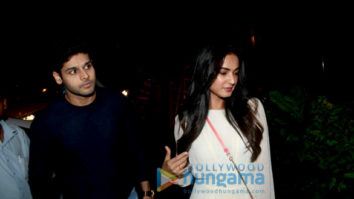 Sonal Chauhan and Abhimanyu Dassani snapped together in Bandra