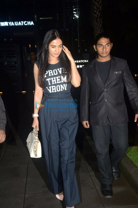 sonal chauhan spotted at yauatcha in bkc 4