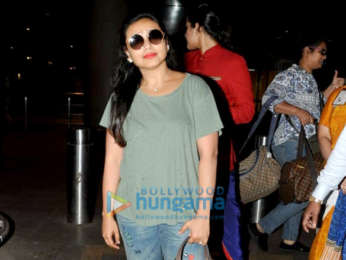 Sonam Kapoor Ahuja, Karan Johar, Evelyn Sharma and others snapped at the airport