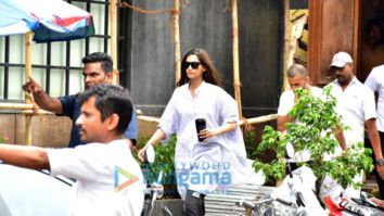 Sonam Kapoor Ahuja and Anand Ahuja spotted at their new shop in Bandra