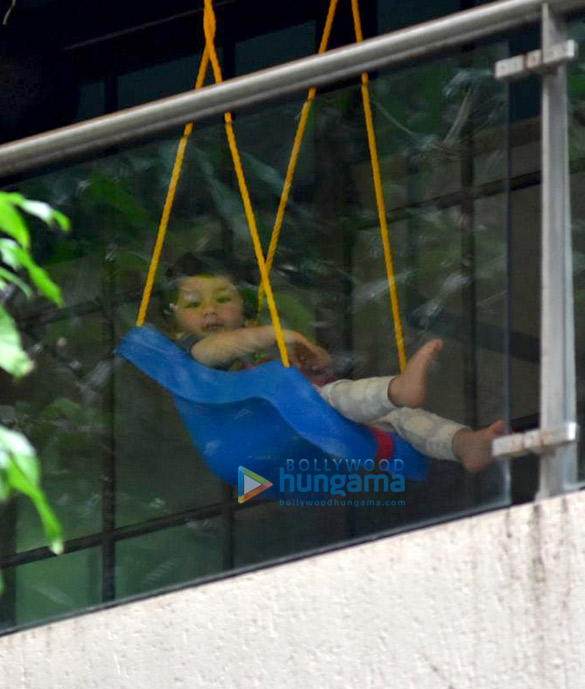 taimur ali khan snapped on a swing 2
