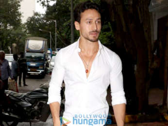 Tiger Shroff snapped at Sanjay Leela Bhansali's house in Juhu