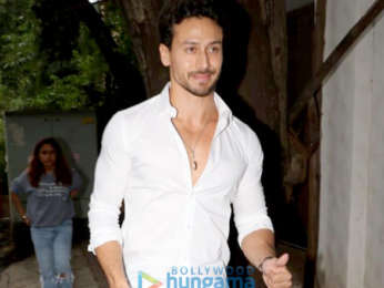 Tiger Shroff snapped at Sanjay Leela Bhansali's house in Juhu