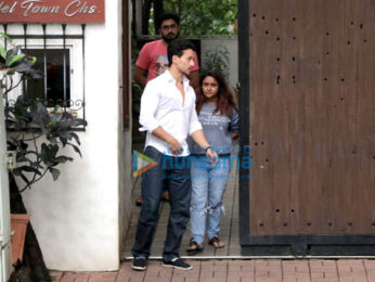 Tiger Shroff snapped at Sanjay Leela Bhansali's house in Juhu