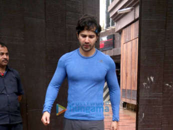Varun Dhawan and Ananya Panday snapped at the gym