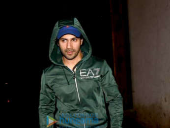 Varun Dhawan and Kartik Aaryan snapped outside the gym