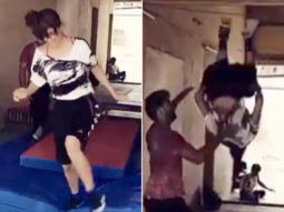 WATCH: Disha Patani nails a flip during Ali Abbas Zafar’s Bharat rehearsals