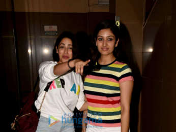 Yami Gautam with her sister spotted at PVR Juhu