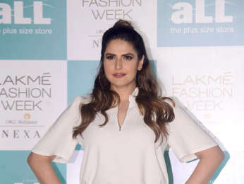 Zareen Khan and Narendra Kumar attend the LFW Plus Size Model auditions