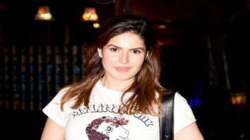 Zareen Khan spotted at Silver Beach Cafe in Juhu