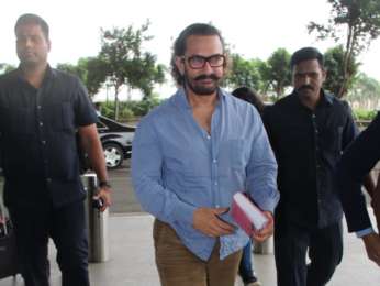 Aamir Khan, Vaani Kapoor and Madhur Bhandarkar spotted at the airport