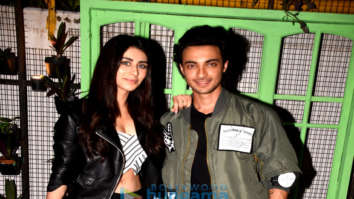 Aayush Sharma and Warina Hussain snapped promoting ‘Loveratri’
