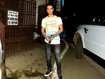 Aayush Sharma spotted at dubbing studio in Bandra