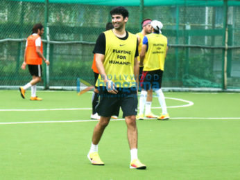 Aditya Roy Kapur snapped during soccer practice