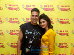 Akshay Kumar and Mouni Roy promote their film ‘Gold’ at  98.3 FM Radio Mirchi office