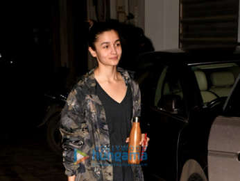 Alia Bhatt snapped after dance rehearsals in Andheri