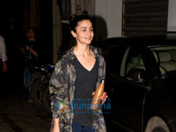 Alia Bhatt snapped after dance rehearsals in Andheri