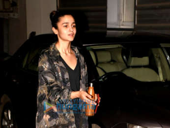 Alia Bhatt snapped after dance rehearsals in Andheri