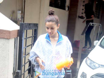 Alia Bhatt snapped at Matrix Films' office in Bandra