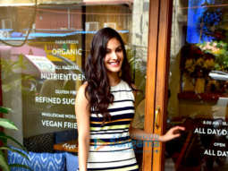 Amyra Dastur spotted at Sequel Cafe in Bandra