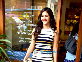 Amyra Dastur spotted at Sequel Cafe in Bandra