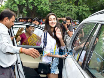 Ananya Pandey and Sara Ali Khan snapped at Bastian in Bandra