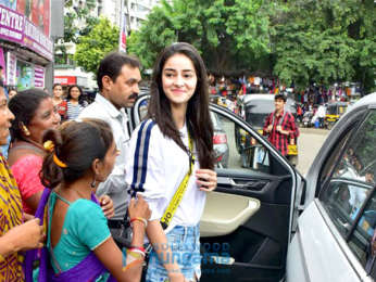 Ananya Pandey and Sara Ali Khan snapped at Bastian in Bandra
