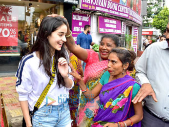 Ananya Pandey and Sara Ali Khan snapped at Bastian in Bandra