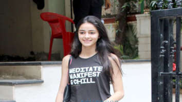 Ananya Pandey spotted post her gym session
