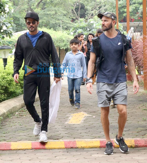 Anil Kapoor snapped at a park in Juhu Anil Kapoor snapped at a park in Juhu
