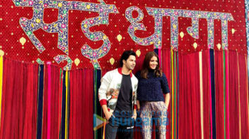 Anushka Sharma and Varun Dhawan grace the trailer launch of their film ‘Sui Dhaaga – Made In India’