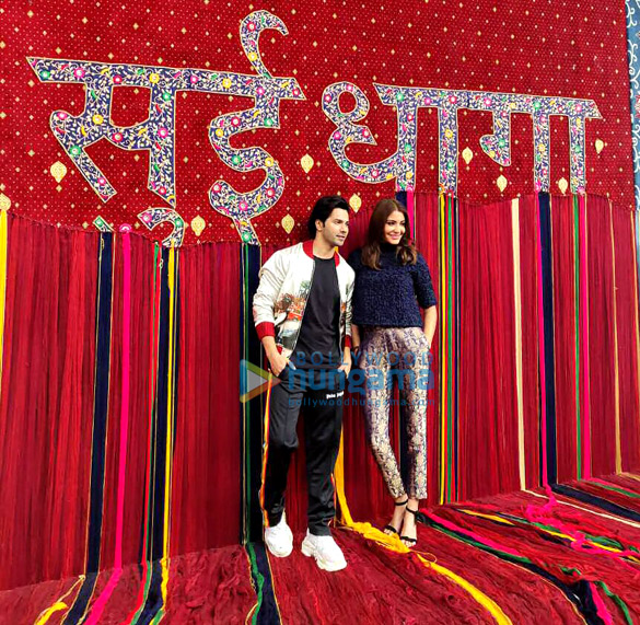 Anushka Sharma and Varun Dhawan grace the trailer launch of their film ‘Sui Dhaaga – Made In India’ Anushka Sharma and Varun Dhawan grace the trailer launch of their film ‘Sui Dhaaga – Made In India’