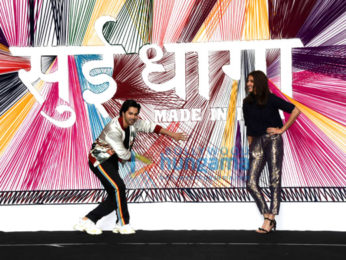 Anushka Sharma and Varun Dhawan grace the trailer launch of their film 'Sui Dhaaga – Made In India'