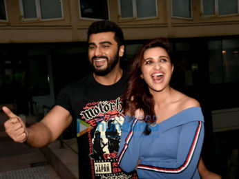 Arjun Kapoor and Parineeti Chopra snapped promoting Namaste England