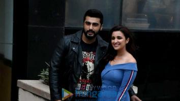 Arjun Kapoor and Parineeti Chopra snapped promoting Namaste England