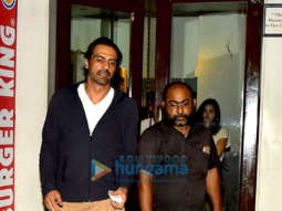 Arjun Rampal snapped at Bastian in Bandra
