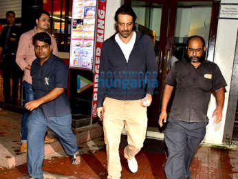 Arjun Rampal snapped at Bastian in Bandra