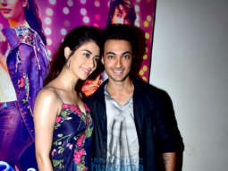 Ayush Sharma and Warina Hussain snapped promoting Loveratri at National College in Bandra