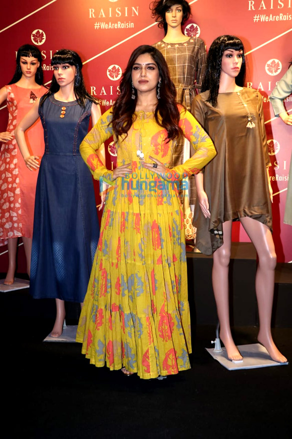 bhumi pednekar graces the launch of raisin contemporary fusion wear 4