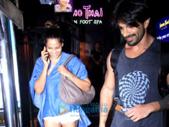 Bipasha Basu & Karan Singh Grover spotted at Sukho Thai Spa in Bandra