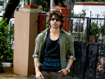 Gurmeet Choudhary and Harshvardhan Rane snapped promoting their film Paltan
